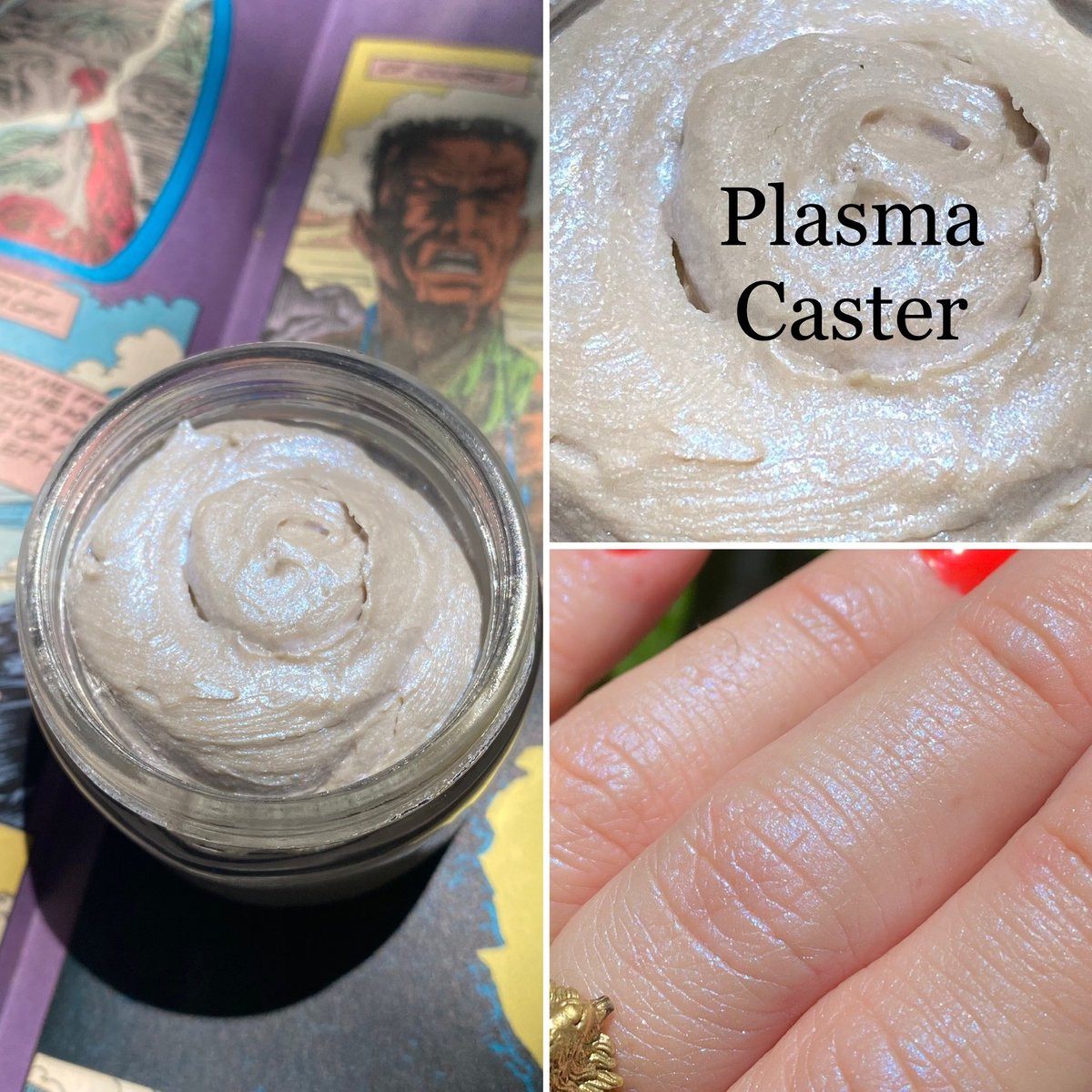 Image of Plasma Caster - Shimmer Body Cream - Woody Tobacco Scent  - Makeup Removing Cleanser Vegan