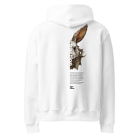 Image 2 of FRACTION RABBIT Oversized heavyweight hoodie light