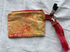 Warm Color Tie Dye Wristlet
