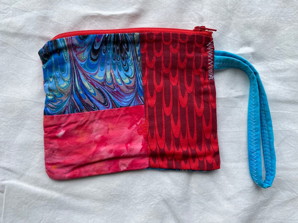 Red/Blue Wristlet