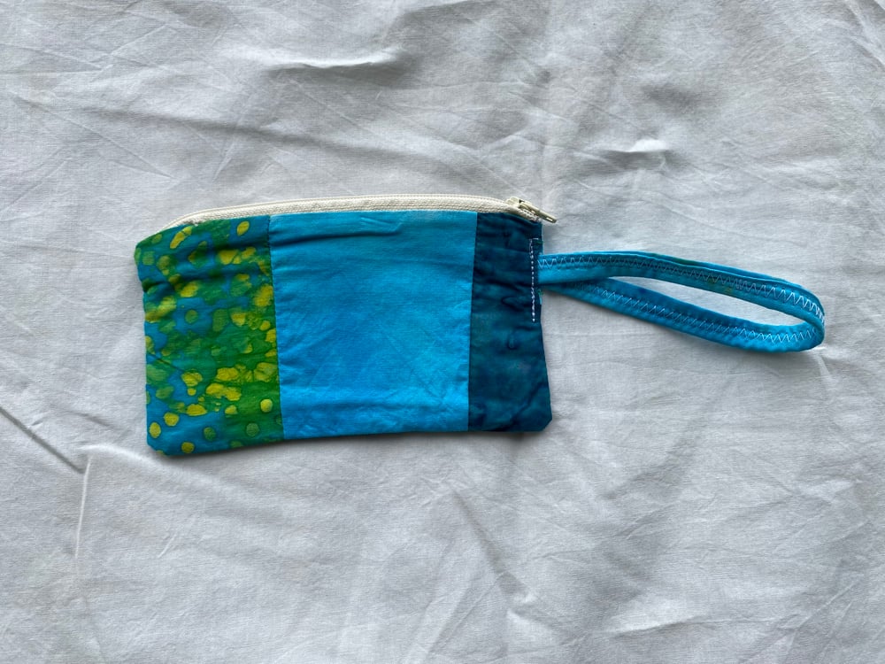 Blue Wristlet 