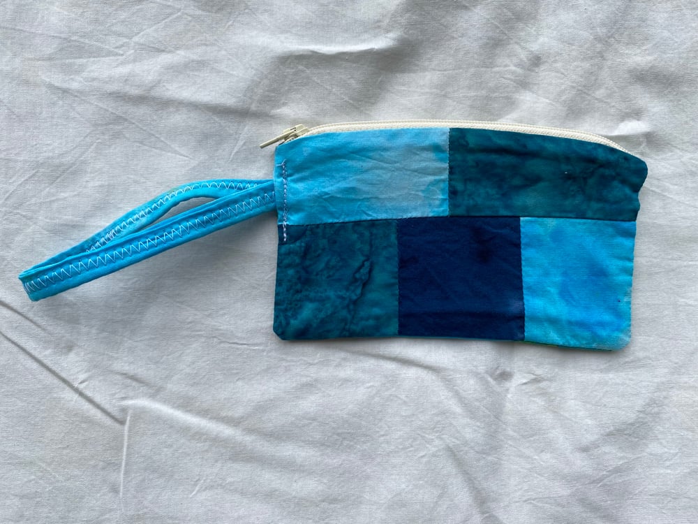 Blue Wristlet 