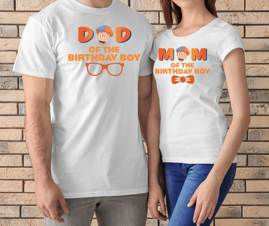 Image of Customize Kids Birthday Party Shirts