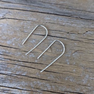 Image of Minimalist wire threader earrings