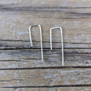 Image of Minimalist wire threader earrings