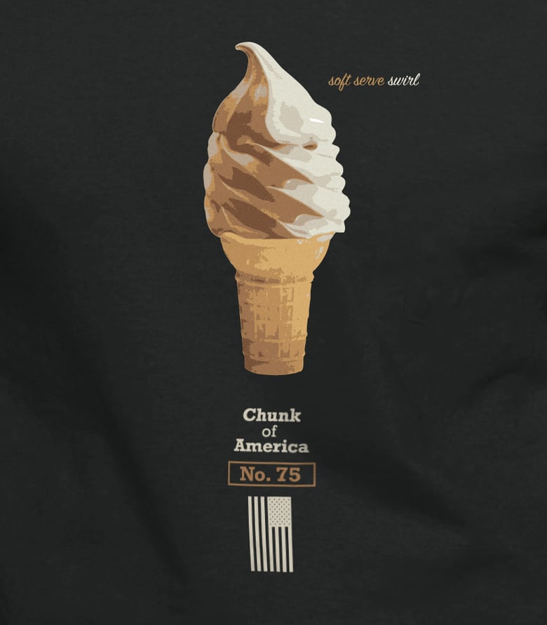 Image of Soft Serve Swirl / CoA No. 75 T-Shirt