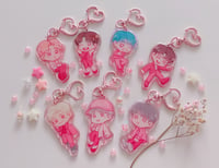 BTS Boy With Luv Glitter Charms