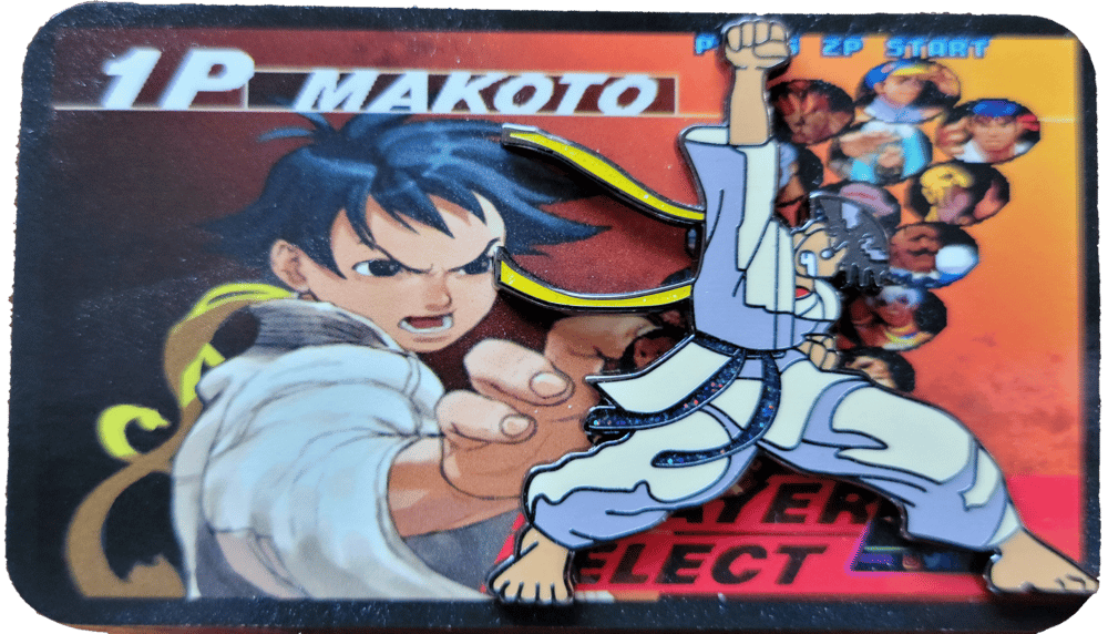 Akuma Street Fighter Greeting Card by Anggia Anindita