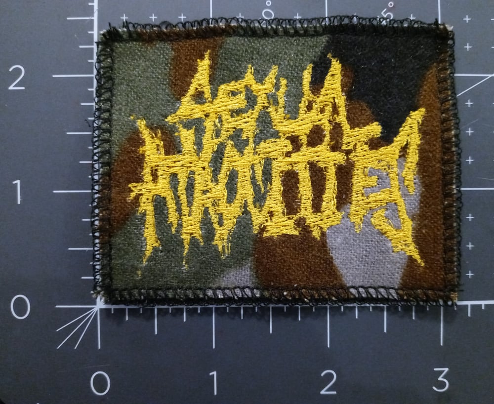 Sexual Atrocities (band) Embroidered Patch (choose a color)