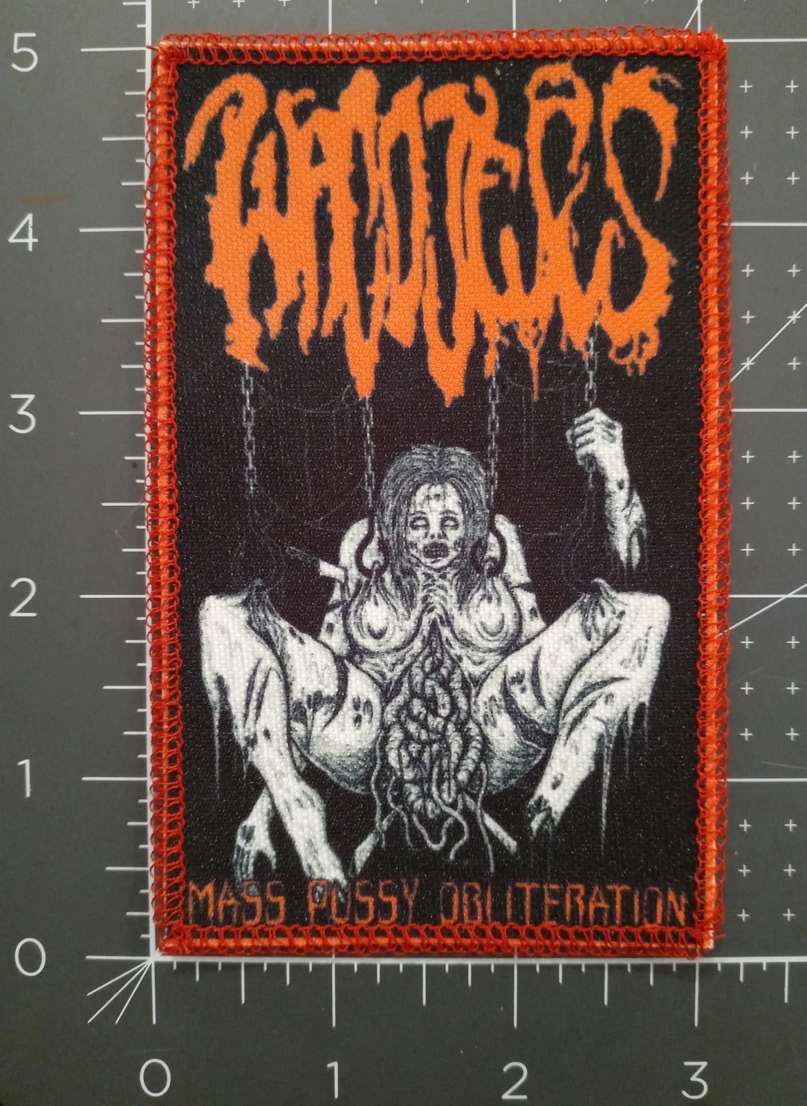 Waco Jesus (band) Patch - Mass P*ssy Obliteration