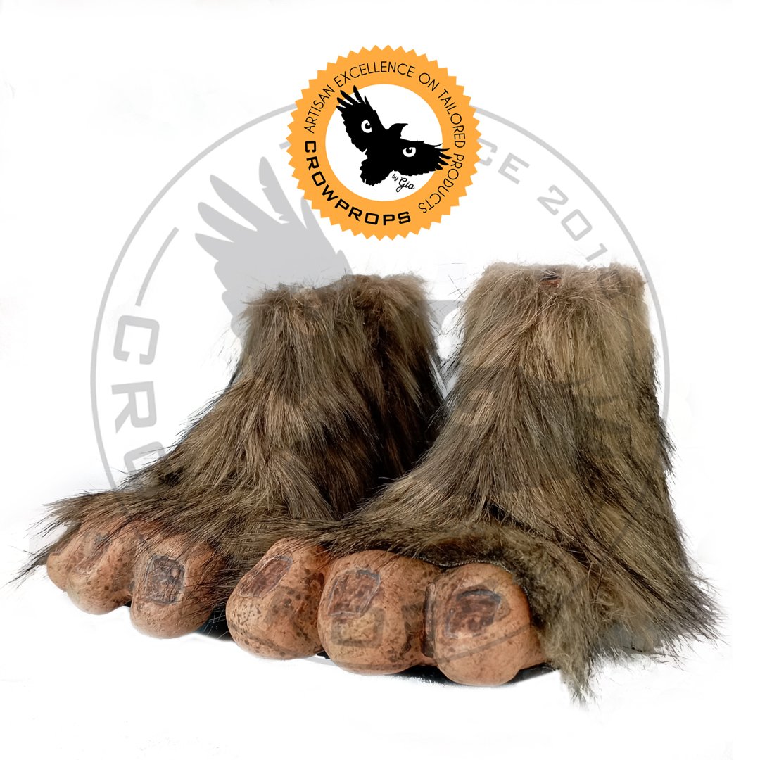 Image of Short Ewok boots (with hair)