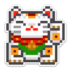 Lucky Cat Sticker