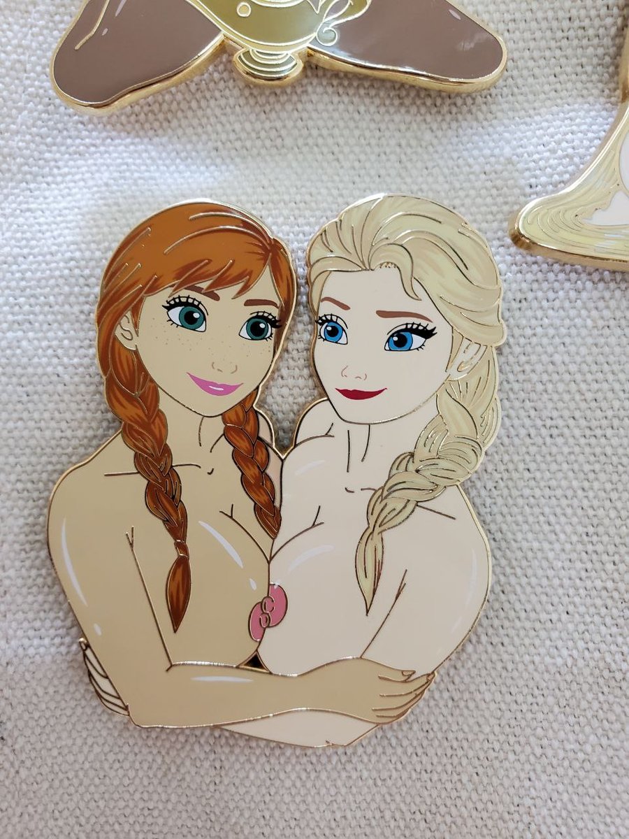 Image of Ice Queen Twin Sisters Pin 
