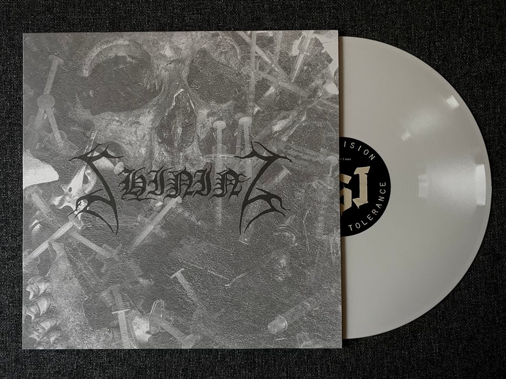 Image of Shining "Ugly & Cold" 12" LP + Patch (White Vinyl)