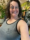 Grey Smokin’ Hot Scoop Neck Tank