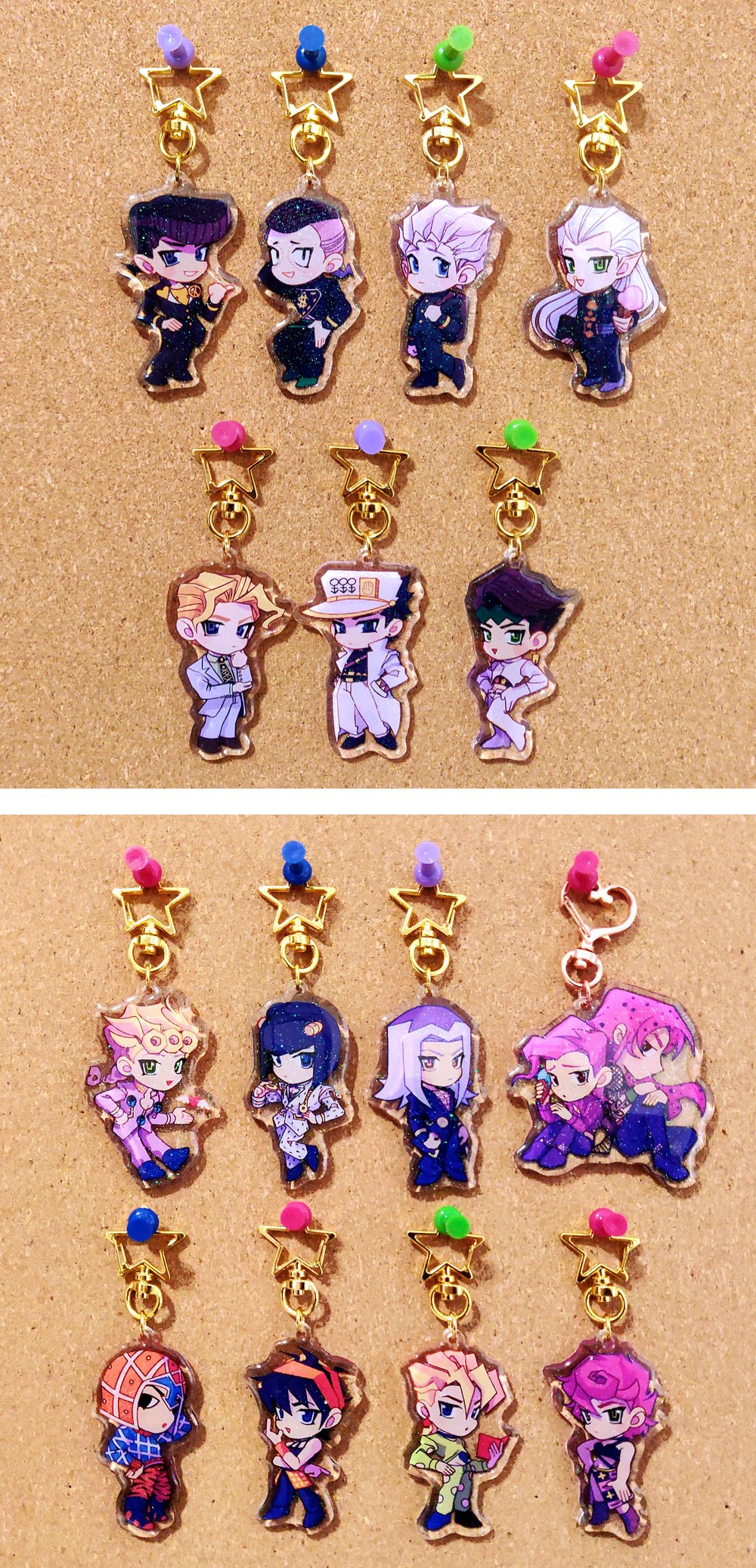 JJ Chibi Glitter Charms