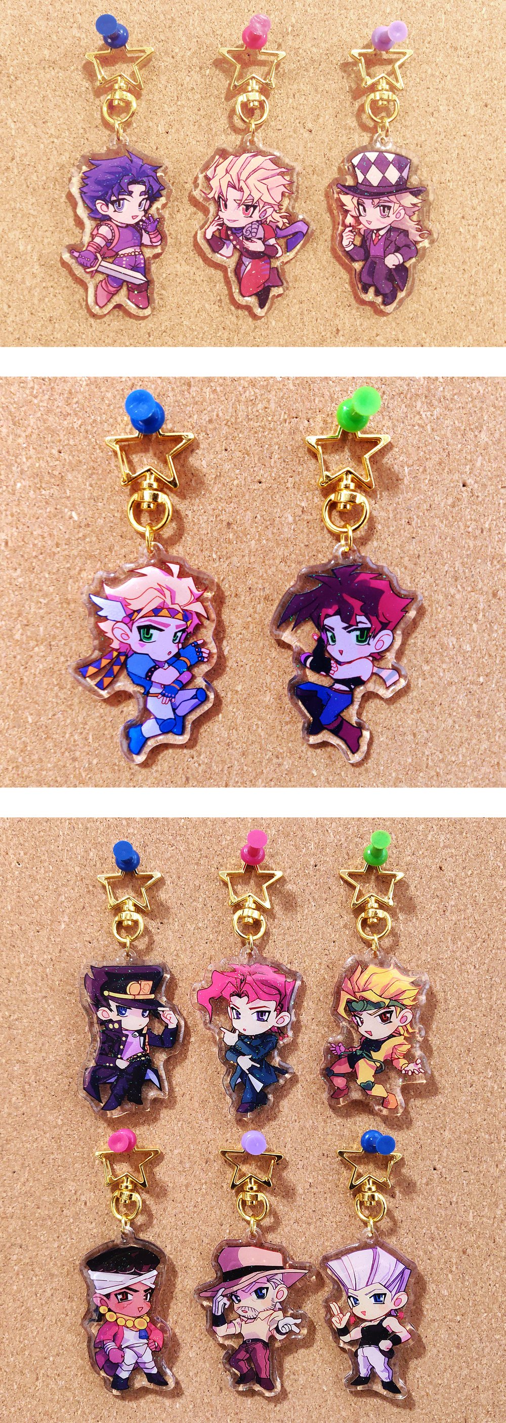 JJ Chibi Glitter Charms