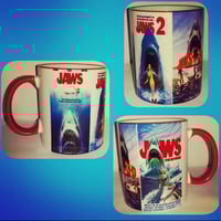 Image 2 of Custom Jaws Movie Poster Mug