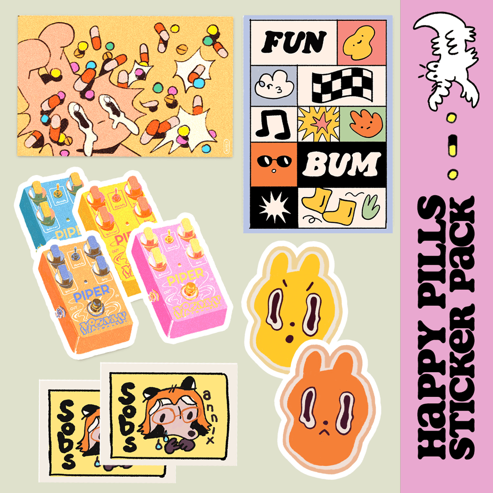 Happy Pills Sticker Pack