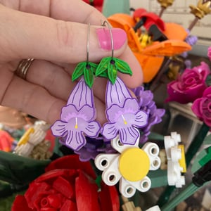 Image of Dot's Jacaranda Hoops