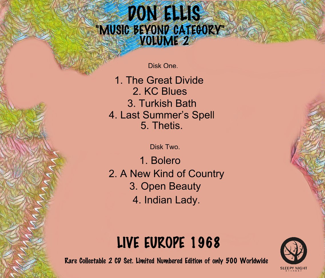 Image of The Don Ellis Big Band Live Europe 1968. Pre Order.