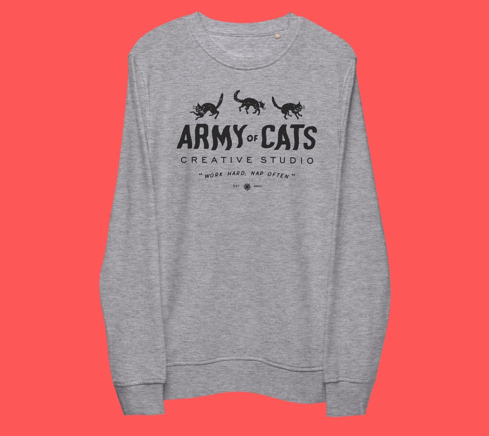 Image of 3 Cats Logo Unisex Sweatshirt