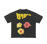 Image 1 of SUMMER OF 99' HAWAIIAN Puffy print TEE