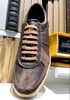 Tortola brown genuine leather German trainer sneaker made in Spain  Image 3