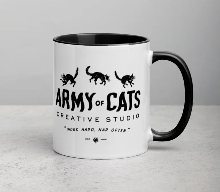 Image of 3 Cats Logo Mug