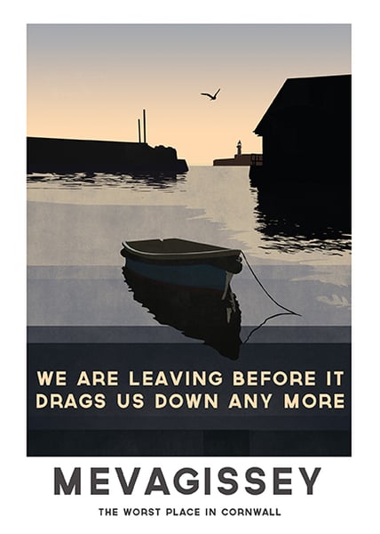 Image of Mevagissey drags us down