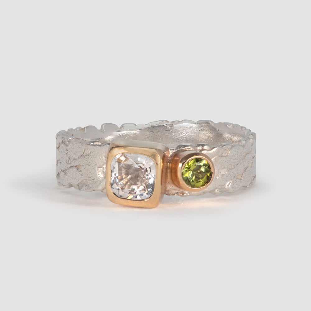 Image of Darley Sapphire and Tourmaline Ring