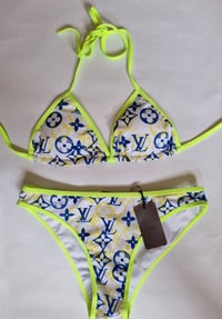 Image 1 of Neon LV bikini 