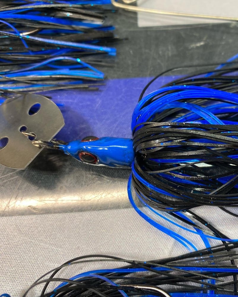 Example only of Signature Color Blue on Black 