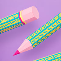 Image 1 of Affiche "Pop Pencil"