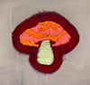 Embroidered Neon Mushie Patch