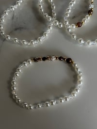 Image 6 of Starlight Shimmer Moon and Stars| Cream and Gold  Tumbler Bracelet Stack