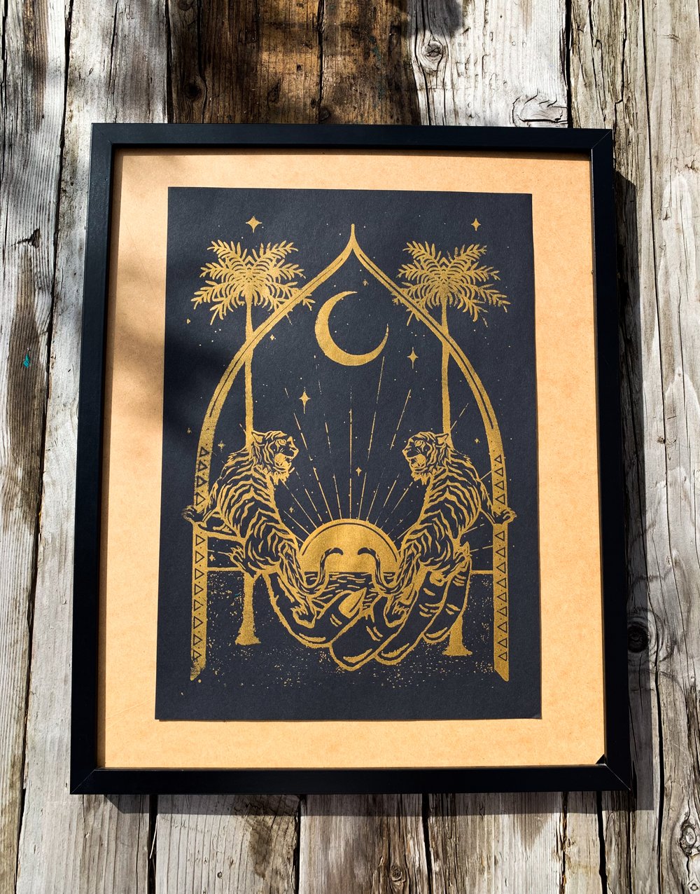 A3 RUSTIC HAND PRINTED PRINTS 