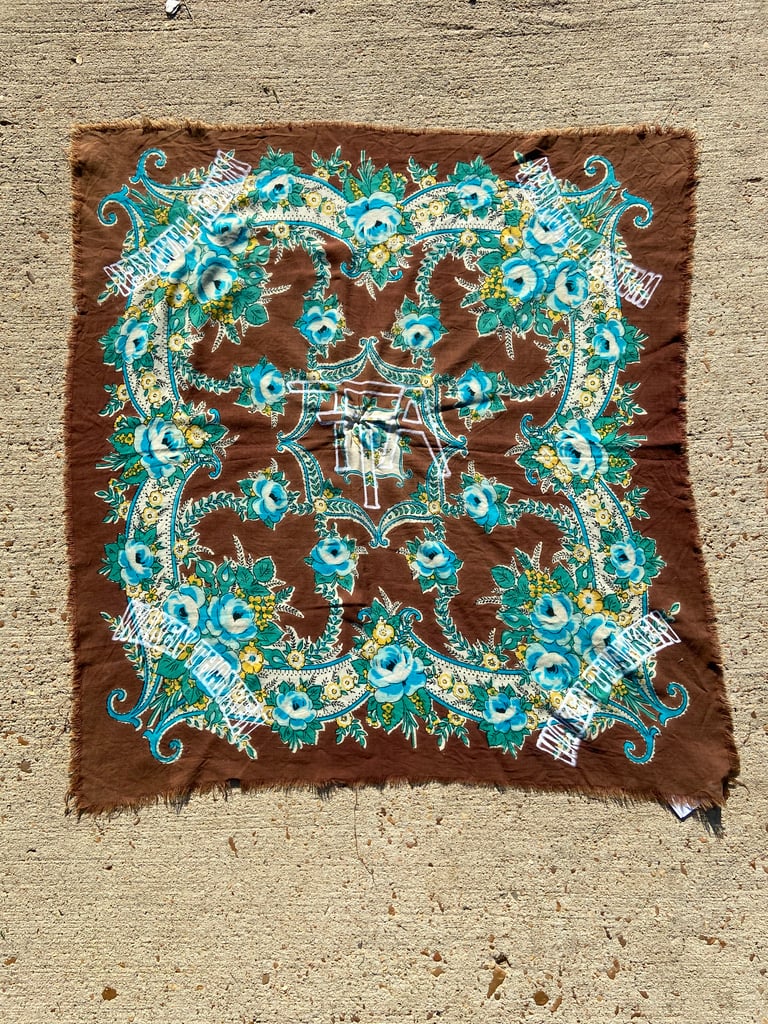 Brown & Teal Bandana - FW22