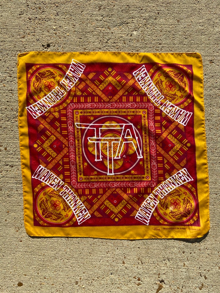 Red & Gold Bandana - FW22