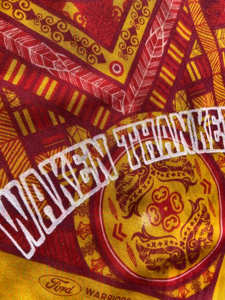 Red & Gold Bandana - FW22 Image 2