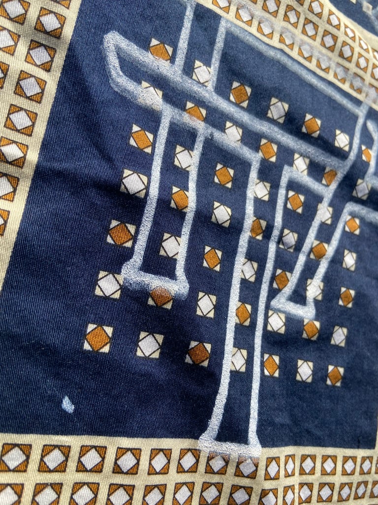 Blue & Tan Bandana - FW22 Image 2