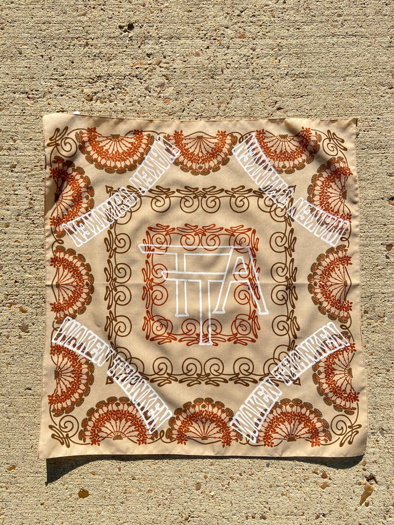 Orange & Tan Bandana - FW22