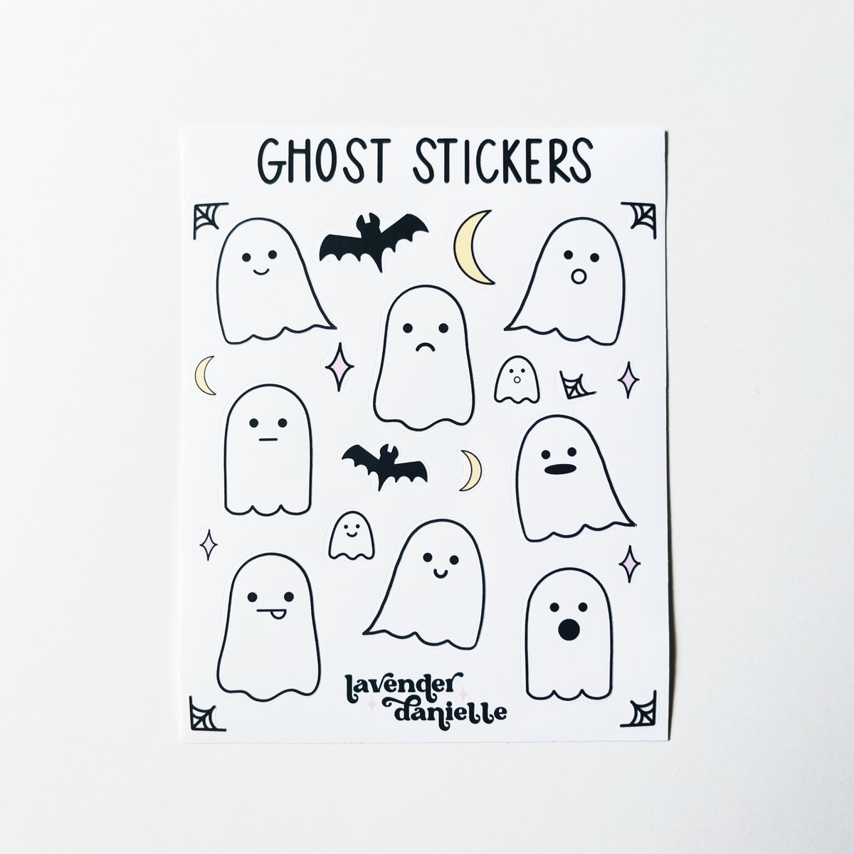 Ghost Mini Sticker Sheet