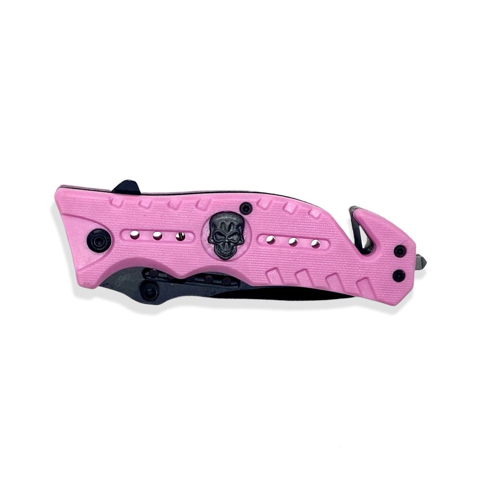 Pink Skull Knife