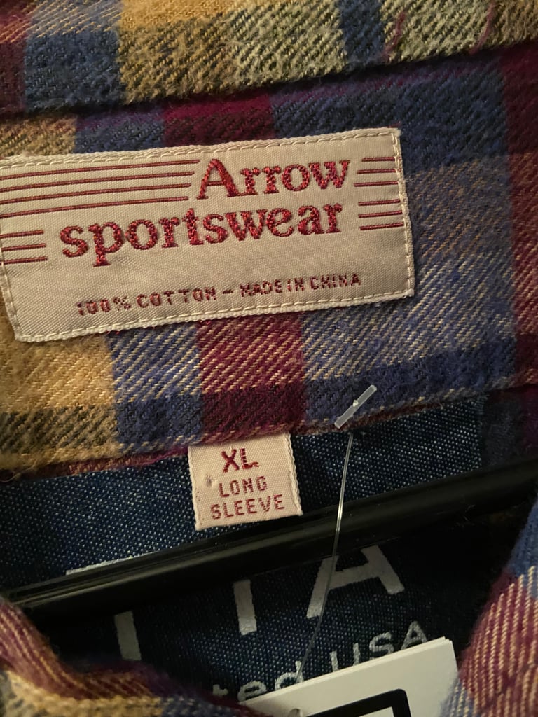 Blue Yellow & Red Flannel Shirt - FW22 Image 3