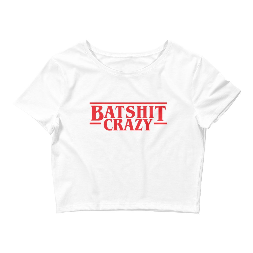 "Batshit Things" Women’s Crop Tee