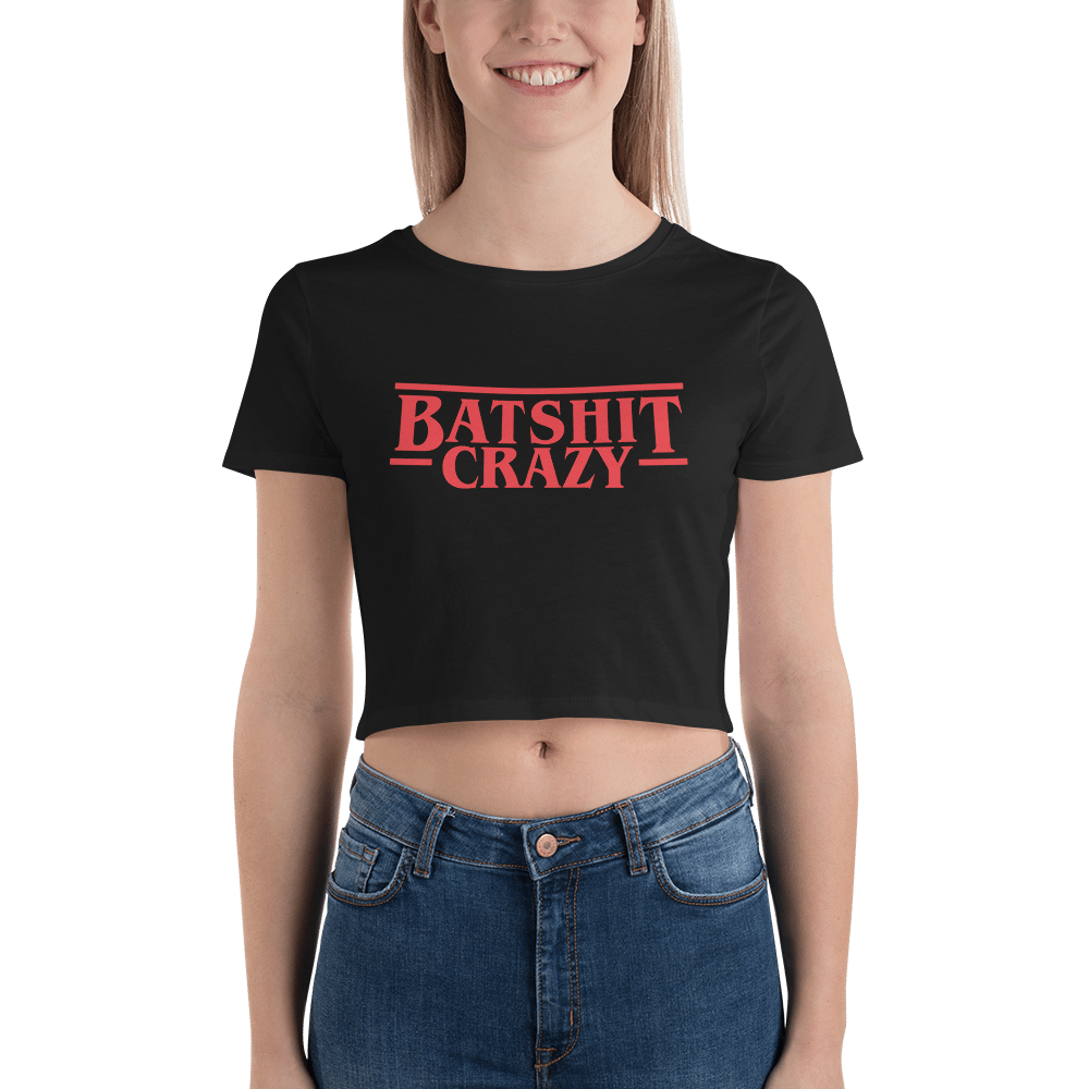 "Batshit Things" Women’s Crop Tee