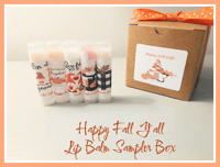 Image 1 of Happy Fall Y'all Lip Balm Sampler Box