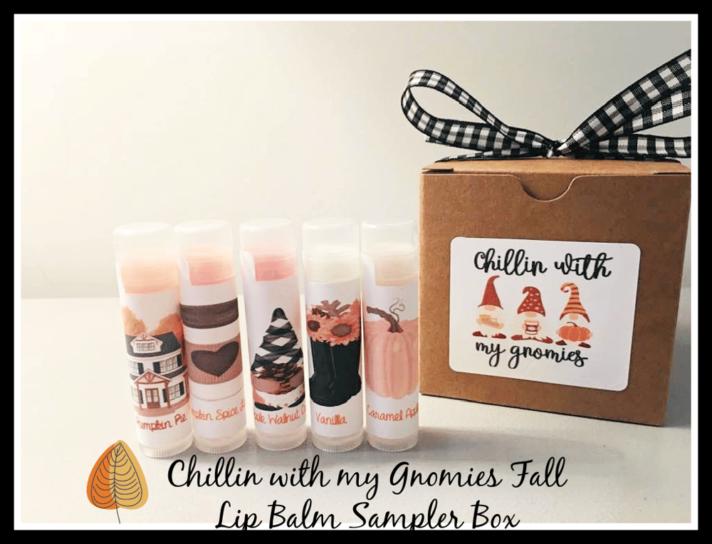 Image of Chillin with my Gnomies Lip Balm Sampler Set