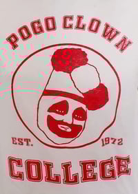 Image 3 of Pogo clown college shirt